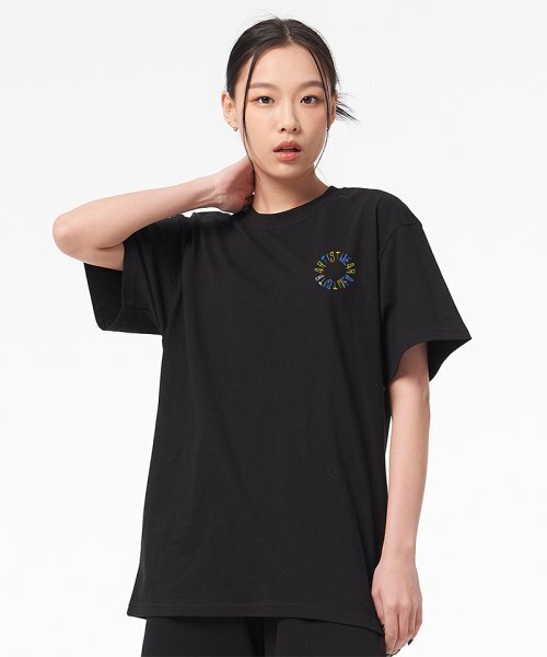 ARTISTWEAR（アーティストウェア）の「[ATW] サークルロゴ半袖Tシャツ_BK（Tシャツ/カットソー・レディース・その他・X-LARGE/XX-LARGE/XXXX-LARGE/LARGE/MEDIUM/SMALL）」の3枚目の写真