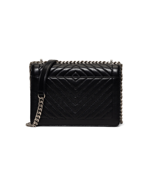 JESTINA(ジェイエスティナ)の「ジョエルキルティングMDチェーンショルダーBK (JHNCHA9AF701BK010)(ショルダーバッグ・レディース・ブラック・FREE)」の3枚目の写真