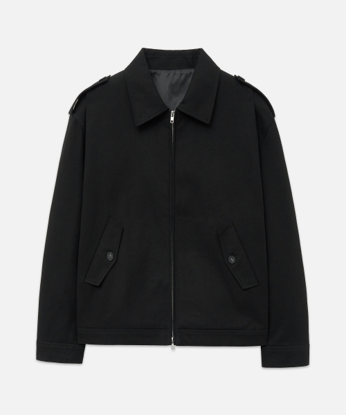 DRAW FIT（ドローフィット）の「ロードニーカラハリントンジャケット[ブラック]（ブルゾン・メンズ・その他・MEDIUM/LARGE/X-LARGE）」の4枚目の写真
