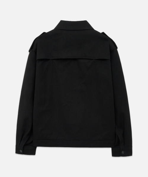 DRAW FIT（ドローフィット）の「ロードニーカラハリントンジャケット[ブラック]（ブルゾン・メンズ・その他・MEDIUM/LARGE/X-LARGE）」の5枚目の写真