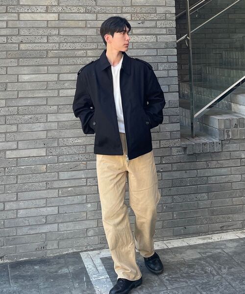 DRAW FIT（ドローフィット）の「ロードニーカラハリントンジャケット[ブラック]（ブルゾン・メンズ・その他・MEDIUM/LARGE/X-LARGE）」の8枚目の写真