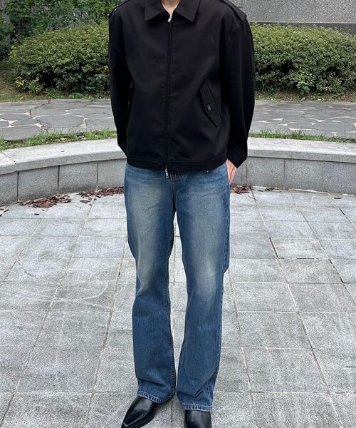 DRAW FIT（ドローフィット）の「ロードニーカラハリントンジャケット[ブラック]（ブルゾン・メンズ・その他・MEDIUM/LARGE/X-LARGE）」の9枚目の写真