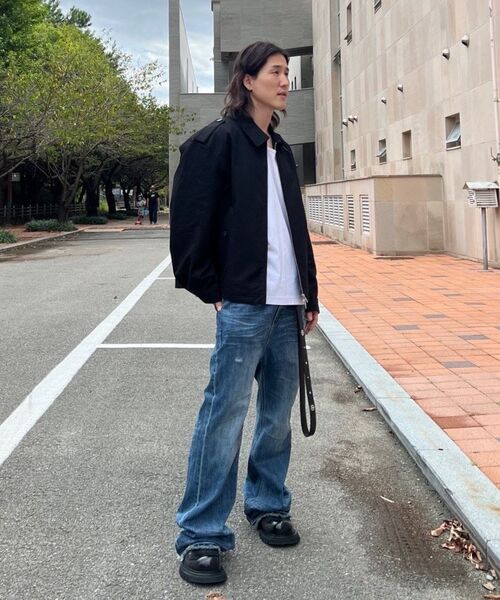 DRAW FIT（ドローフィット）の「ロードニーカラハリントンジャケット[ブラック]（ブルゾン・メンズ・その他・MEDIUM/LARGE/X-LARGE）」の10枚目の写真