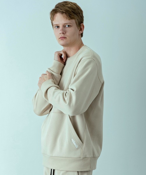 +phenix（プラスフェニックス）の「【WEB・直営店限定】+phenix(プラスフェニックス)HEAVY DUTY CREWNECK SWEAT ヘビー デューティー クルーネックスウェット（保温性/耐久性）（スウェット・メンズ・ライトベージュ/グレー/ブラック・L/M/S/XL）」の17枚目の写真