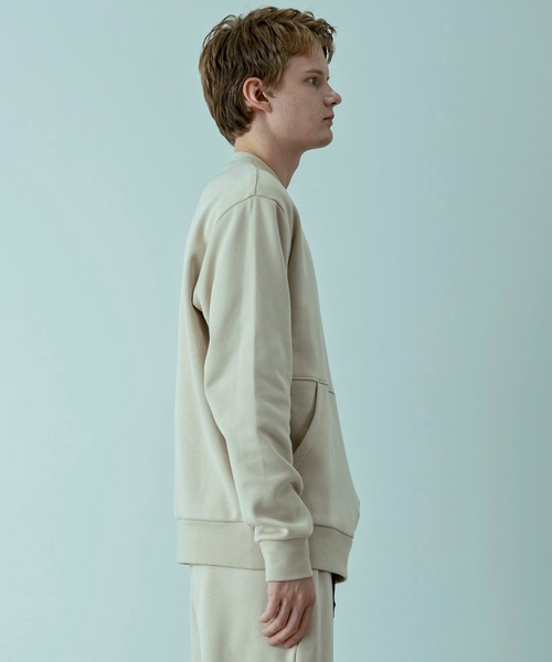 +phenix（プラスフェニックス）の「【WEB・直営店限定】+phenix(プラスフェニックス)HEAVY DUTY CREWNECK SWEAT ヘビー デューティー クルーネックスウェット（保温性/耐久性）（スウェット・メンズ・ライトベージュ/グレー/ブラック・L/M/S/XL）」の19枚目の写真