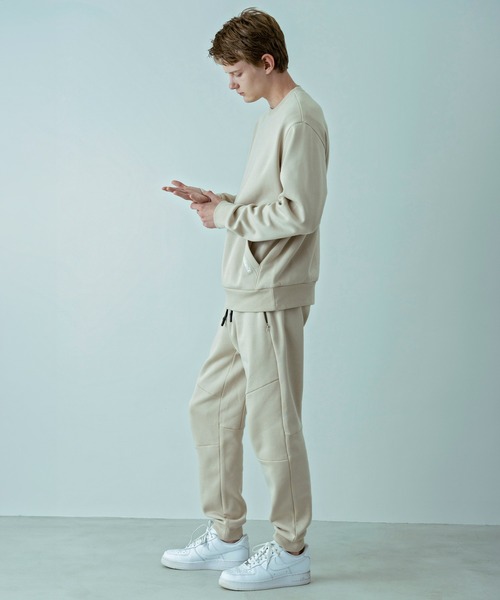 +phenix（プラスフェニックス）の「【WEB・直営店限定】+phenix(プラスフェニックス)HEAVY DUTY CREWNECK SWEAT ヘビー デューティー クルーネックスウェット（保温性/耐久性）（スウェット・メンズ・ライトベージュ/グレー/ブラック・L/M/S/XL）」の10枚目の写真