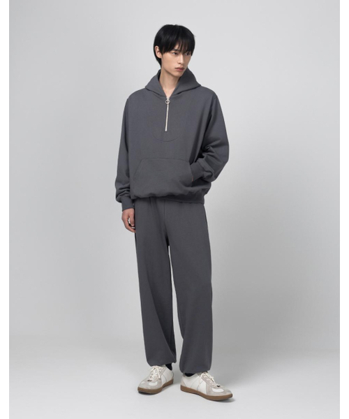 WORK ON BODY OFF（ワークオンボディオフ）の「ソリッドコットンジョガーパンツ[ダークグレー]（スウェットパンツ・メンズ・その他・MEDIUM/LARGE）」の2枚目の写真