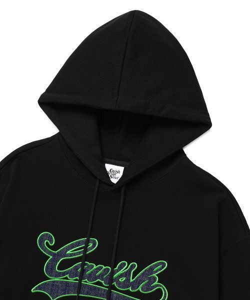 Cavish(カビシ)の「APPLIQUE STADIUM LOGO HOODIE BLACK(CV2ESUM405A)(パーカー・レディース・ブラック・X-LARGE/LARGE/MEDIUM/SMALL)」の3枚目の写真