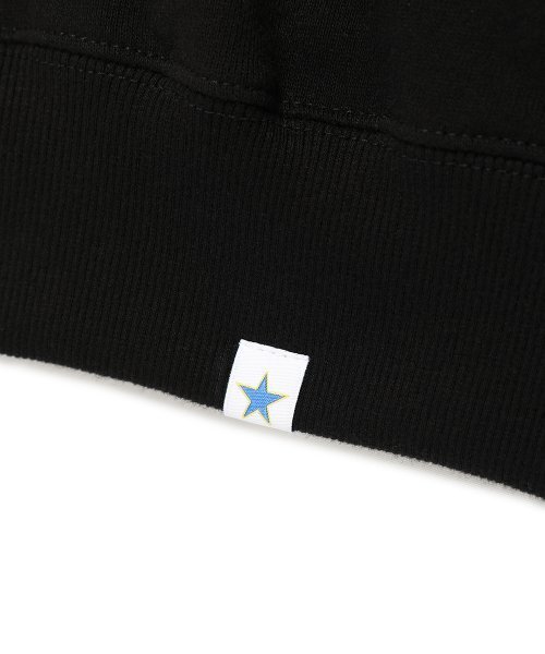 Cavish(カビシ)の「APPLIQUE STADIUM LOGO HOODIE BLACK(CV2ESUM405A)(パーカー・レディース・ブラック・X-LARGE/LARGE/MEDIUM/SMALL)」の6枚目の写真