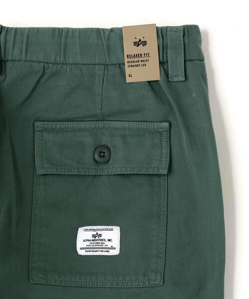 Alpha Industries(アルファインダストリーズ)の「Alpha Industries/アルファインダストリーズ/UNFRM OVERSIZED PANT/ユニフォーム オーバーサイズ パンツ(その他パンツ・メンズ・ブラック/ダークグリーン系・M/L/S/XL)」の11枚目の写真