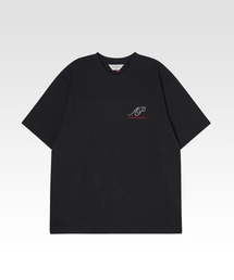フラットホットフィックスシンボルTシャツブラック