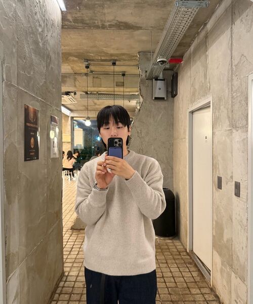 MALEN（マレン）の「ユニセックス ネフサ スウェット クリーム（ニット/セーター・レディース・その他・MEDIUM/LARGE/X-LARGE）」の5枚目の写真