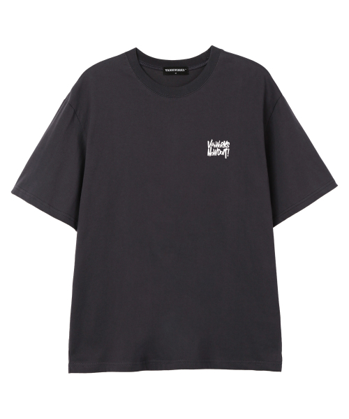 VANNWORKS（バンワークス）の「NOW DOIT オーバーサイズ 半袖Tシャツ (VS0119) チャコール（Tシャツ/カットソー・レディース・その他・SMALL/MEDIUM/LARGE/X-LARGE/XX-LARGE）」の2枚目の写真