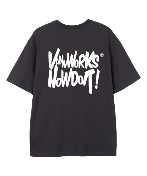 VANNWORKS（バンワークス）の「NOW DOIT オーバーサイズ 半袖Tシャツ (VS0119) チャコール（Tシャツ/カットソー・レディース・その他・SMALL/MEDIUM/LARGE/X-LARGE/XX-LARGE）」の3枚目の写真