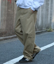 HANES（ヘインズ）の「【HANES/ヘインズ】ワイドフィット ノータックチノパンツ（チノパンツ）」