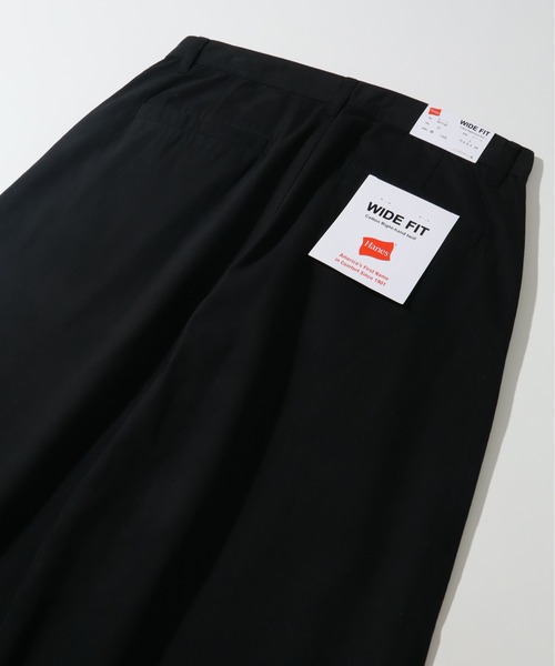 HANES（ヘインズ）の「【HANES/ヘインズ】ワイドフィット ノータックチノパンツ（チノパンツ・メンズ・ベージュ/ブラック/カーキ・L/S/M/LL）」の19枚目の写真