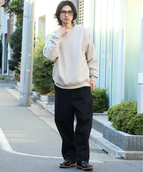 セール】【HANES/ヘインズ】ワイドフィット ノータックチノパンツ