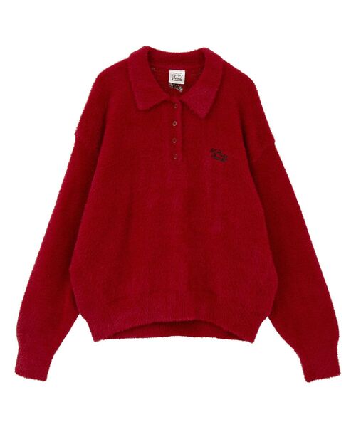 セール】【PIZZA PLANET】衿付きニットプルオーバー（ニット/セーター