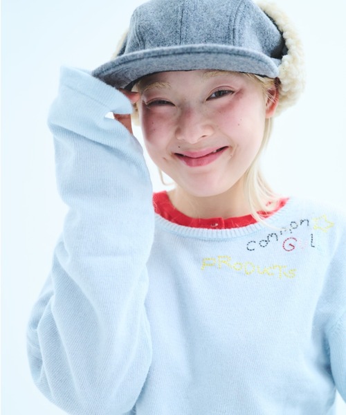 common gull products.(コモンガルプロダクツ)の「針と糸とGULLニット(ニット/セーター・レディース・ネイビー/パープル系/ライトブルー・SMALL/MEDIUM/LARGE)」の22枚目の写真