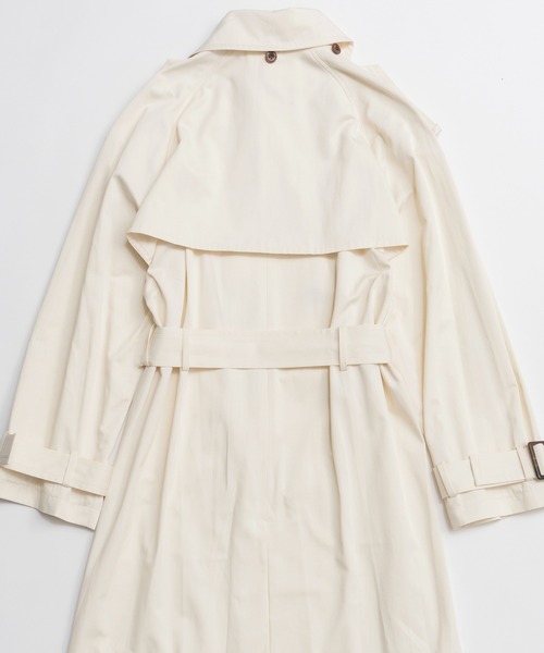 Drape Scarf Long Trench Coat/ドレープスカーフロングトレンチコート