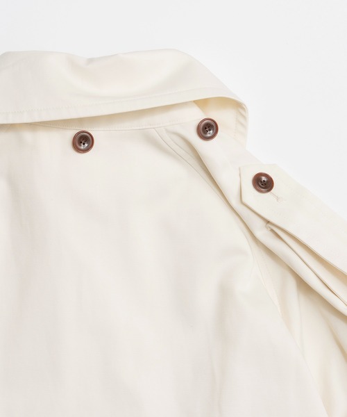 Drape Scarf Long Trench Coat/ドレープスカーフロングトレンチコート