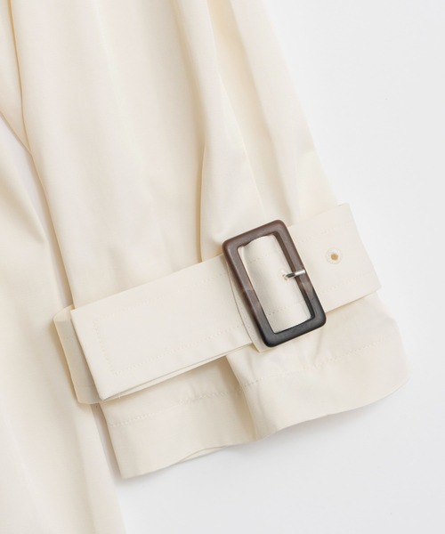 Drape Scarf Long Trench Coat/ドレープスカーフロングトレンチコート