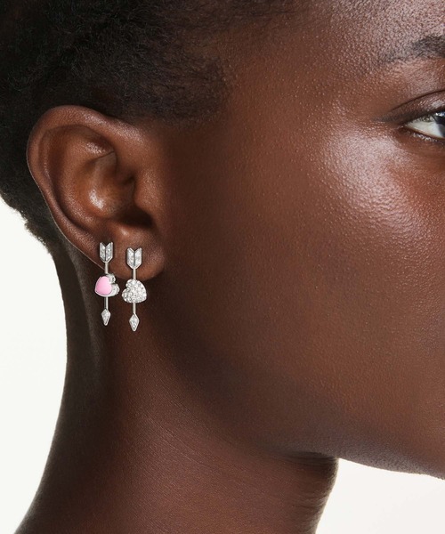 公式】【スワロフスキー】Idyllia ドロップピアス, ミックスカット