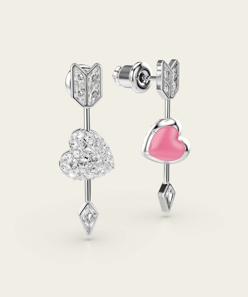 公式】【スワロフスキー】Idyllia ドロップピアス, ミックスカット