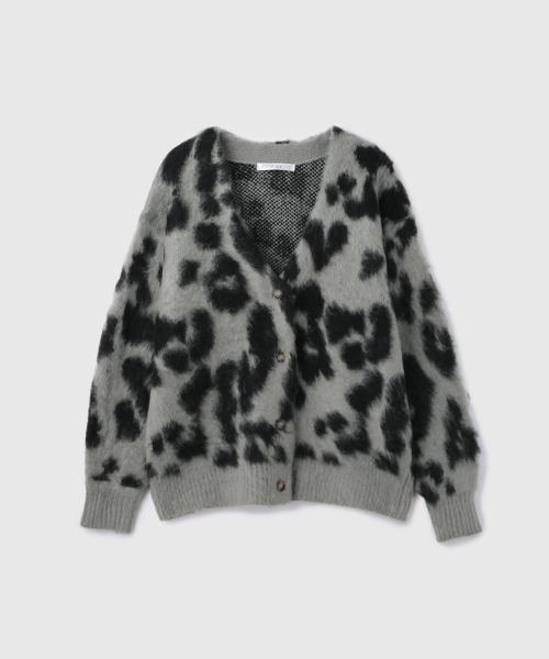 VICKY（ビッキー）の「レオパードJQDシャギーニットカーディガン（カーディガン/ボレロ・レディース・ベージュ系その他/グレー系その他・M）」の10枚目の写真