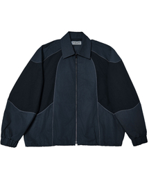 TEN PAST SEVEN（テン ファスト セブン）の「Contrast stitch blouson jacket - gray（MA-1）」
