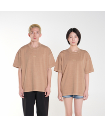 AKIA（アキア）の「オーバーサイズ半袖Tシャツ - ピグメントダイング - モカムース（Tシャツ/カットソー）」