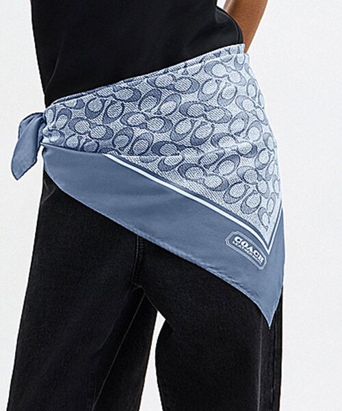 COACH（コーチ）の「ヴィンテージ シグネチャー プリント シルク