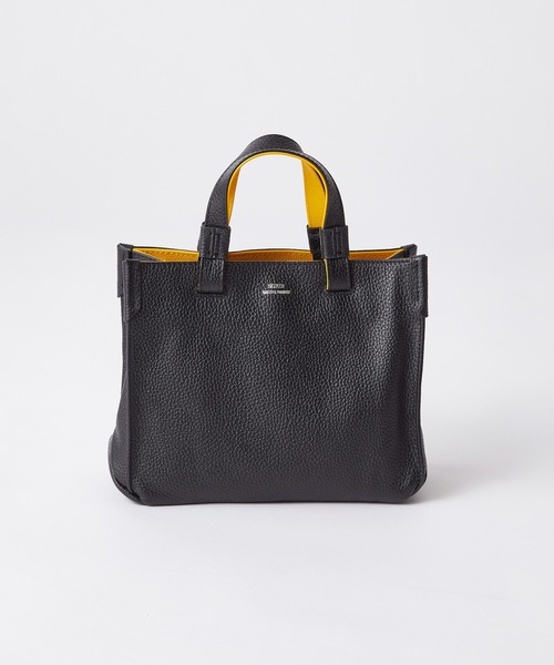 UNION STATION（ユニオンステーション）の「SEEKER別注 ミニトートバッグ / ハンドバッグ（トートバッグ・メンズ・ブラック系その他/ブラック×イエロー/ブラック×グレー・FREE）」の3枚目の写真