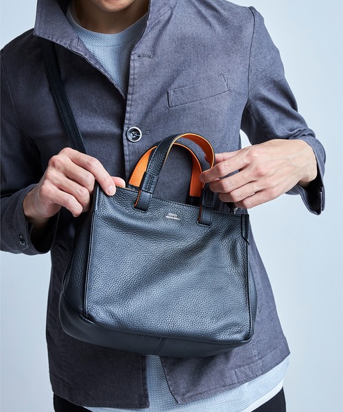 UNION STATION（ユニオンステーション）の「SEEKER別注 ミニトートバッグ / ハンドバッグ（トートバッグ・メンズ・ブラック系その他/ブラック×イエロー/ブラック×グレー・FREE）」の12枚目の写真