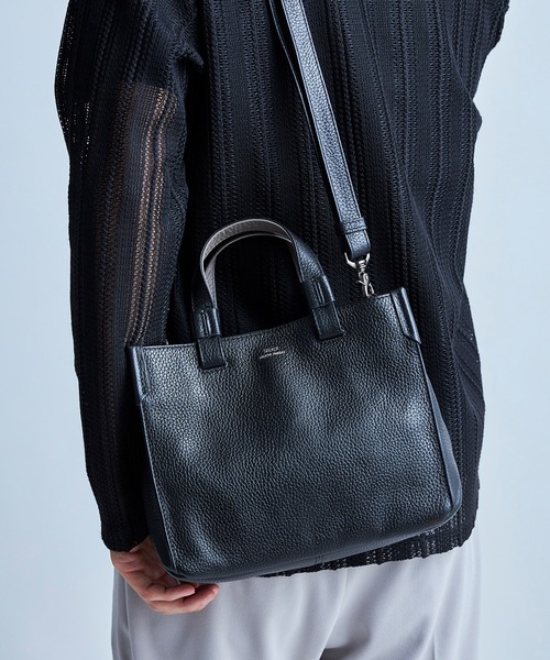 UNION STATION（ユニオンステーション）の「SEEKER別注 ミニトートバッグ / ハンドバッグ（トートバッグ・メンズ・ブラック系その他/ブラック×イエロー/ブラック×グレー・FREE）」の15枚目の写真