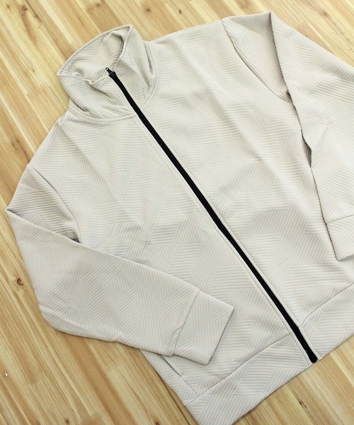 TopIsm（トップイズム）の「膨れジャガード フルジップ スタンドカーディガン（カーディガン/ボレロ・メンズ・チャコールグレー/ブラック/アイボリー・LL/L/M）」の7枚目の写真