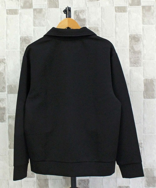 TopIsm（トップイズム）の「膨れジャガード フルジップ スタンドカーディガン（カーディガン/ボレロ・メンズ・チャコールグレー/ブラック/アイボリー・LL/L/M）」の10枚目の写真