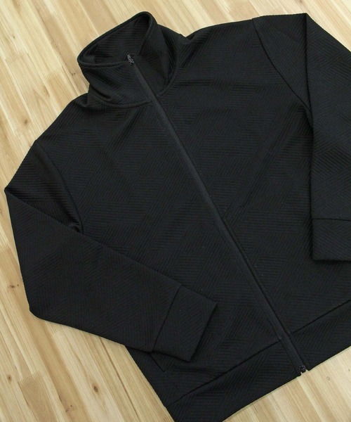TopIsm（トップイズム）の「膨れジャガード フルジップ スタンドカーディガン（カーディガン/ボレロ・メンズ・チャコールグレー/ブラック/アイボリー・LL/L/M）」の11枚目の写真