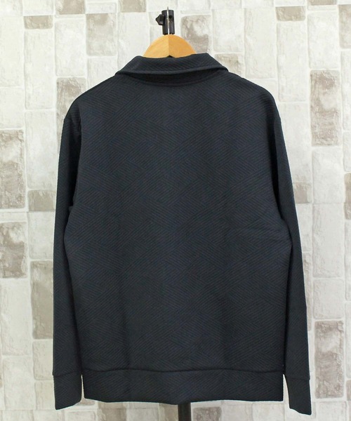 TopIsm（トップイズム）の「膨れジャガード フルジップ スタンドカーディガン（カーディガン/ボレロ・メンズ・チャコールグレー/ブラック/アイボリー・LL/L/M）」の14枚目の写真