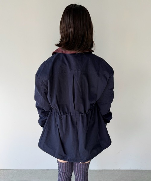 SANSeLF(サンセルフ)の「【SANSeLF】ドローコードジップジャケット saw25a073(その他アウター・レディース・ネイビー・FREE)」の12枚目の写真