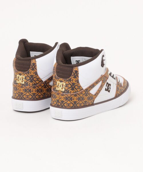 DC SHOES(ディーシーシューズ)の「DC SHOES ディーシーシューズ PURE HIGH-TOP SE SN メンズスニーカー ハイカット(ピュアハイトップSESN)(スニーカー・メンズ・ホワイト系その他・25.5cm/26.0cm/26.5cm/27.0cm/27.5cm/28.0cm/29.0cm)」の2枚目の写真