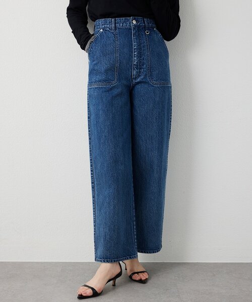 THE PAUSE（ザ ポーズ）の「【THE PAUSE】デニムベイカーパンツ（デニムパンツ・レディース・ブルー・36/38）」の3枚目の写真