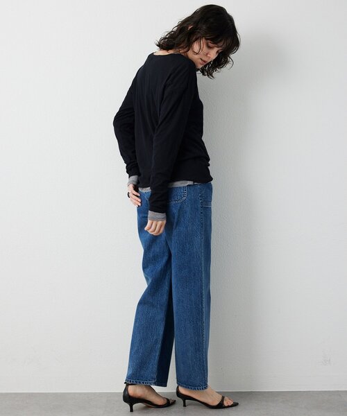 THE PAUSE（ザ ポーズ）の「【THE PAUSE】デニムベイカーパンツ（デニムパンツ・レディース・ブルー・36/38）」の15枚目の写真