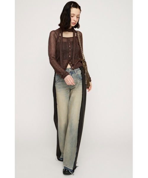 SLY(スライ)の「TIE RIBBON KNIT TOPS タイリボン ニット トップス 春服(ニット/セーター・レディース・ブラック/レッド/ブラウン・FREE)」の12枚目の写真
