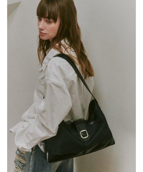 SEMICODE（セミコード）の「veil bag - nylon black（ショルダーバッグ・レディース・その他・FREE）」の2枚目の写真