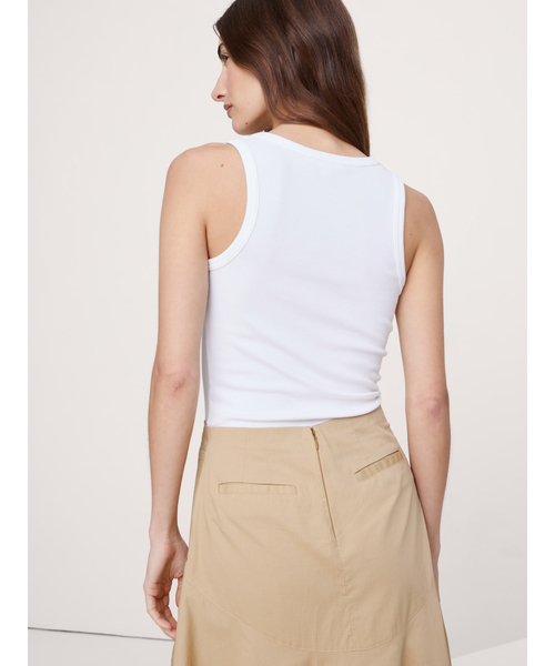 Banana Republic（バナナリパブリック）の「リブ スクープネック タンクトップ（タンクトップ・レディース・ブラック/ホワイト/インディゴブルー/ブラウン/グレー・XS/S/M/L）」の10枚目の写真