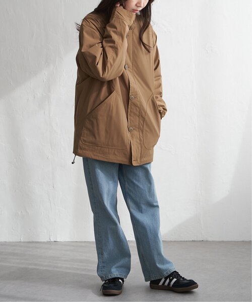 VENCEEXCHANGE（ヴァンスエクスチェンジ）の「襟ボアN-1デッキジャケット（ミリタリージャケット・メンズ・ベージュ/ネイビー/カーキ・LL/L/M）」の4枚目の写真