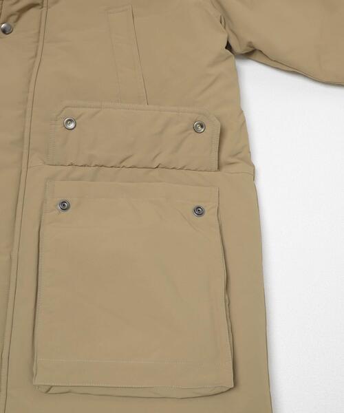 ITEMS URBANRESEARCH(アイテムズ アーバンリサーチ)の「770FP撥水フィールドダウンコート(ダウンジャケット/コート・メンズ・ベージュ/ブラック・LARGE/MEDIUM)」の9枚目の写真