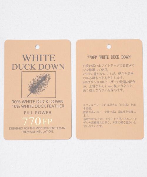 ITEMS URBANRESEARCH(アイテムズ アーバンリサーチ)の「770FP撥水フィールドダウンコート(ダウンジャケット/コート・メンズ・ベージュ/ブラック・LARGE/MEDIUM)」の16枚目の写真