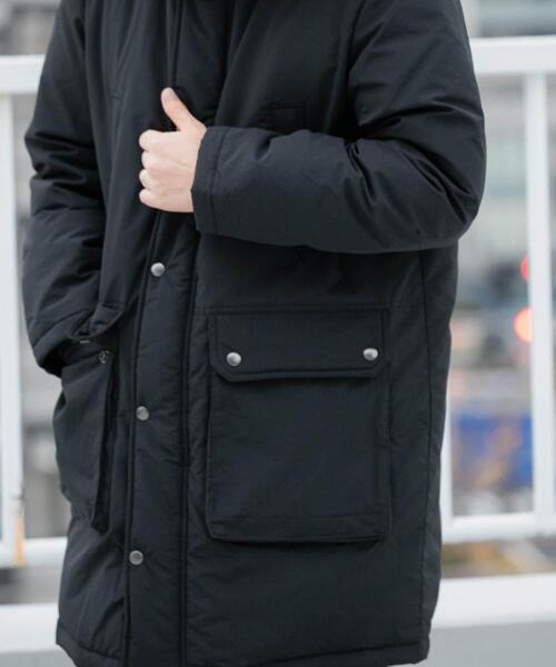 ITEMS URBANRESEARCH(アイテムズ アーバンリサーチ)の「770FP撥水フィールドダウンコート(ダウンジャケット/コート・メンズ・ベージュ/ブラック・LARGE/MEDIUM)」の19枚目の写真